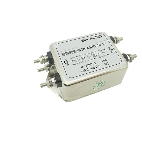 RV430D-15 DC Dual-Section Enhanced Power Filter 6/12/24/36/48/64/110/220VDC in Kuwait