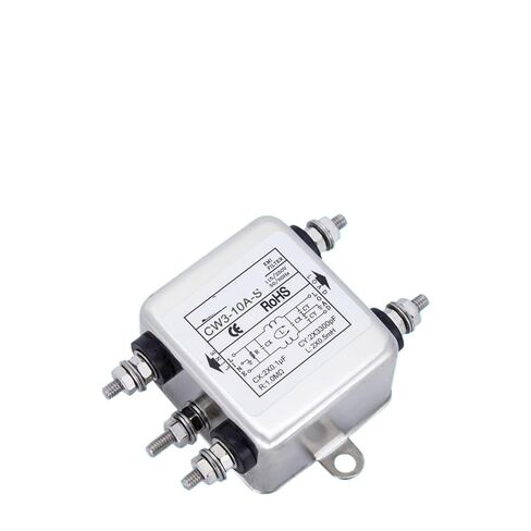 Power Filter 220v Anti-Interference DC 12v Three-Phase 380v Single-Phase AC Purification Power Supply CW3L2(CW3L2-10A -S Double Stage Bolt) in Saudi Arabia