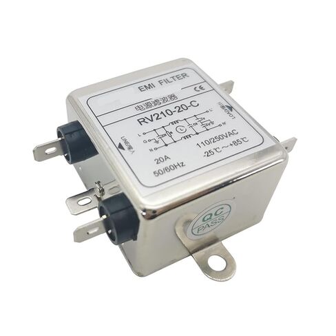 RV210-20A مرشح طاقة تيار متردد أحادي الطور بتمرير منخفض 110 فولت 220 فولت (نوع الإدخال RV210-20 -C) in Kuwait