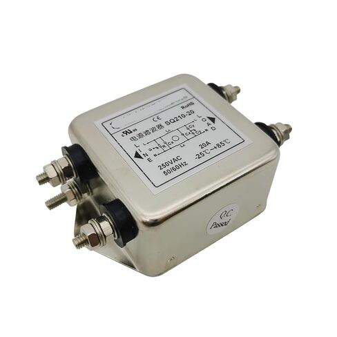 SQ210-20A AC Single-Phase Single-Section Power Filter 110V 220V 250V in Kuwait
