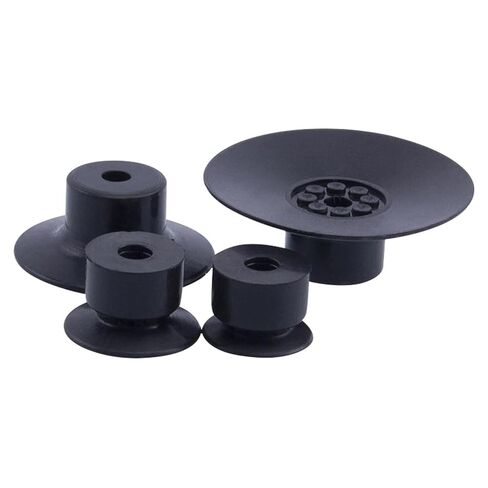 10Pcs Thin Vacuum Suction Cup Manipulator Accessories Industrial Pneumatic Accessories Suction Cup Diameter 8/10/15/20mm VP-P(VP-10P,Black Nitrile Rubber) in Saudi Arabia