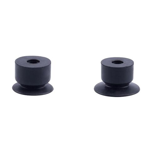 10Pcs Thin Vacuum Suction Cup Manipulator Accessories Industrial Pneumatic Accessories Suction Cup Diameter 8/10/15/20mm VP-P(VP-10P,Black Nitrile Rubber) in Saudi Arabia