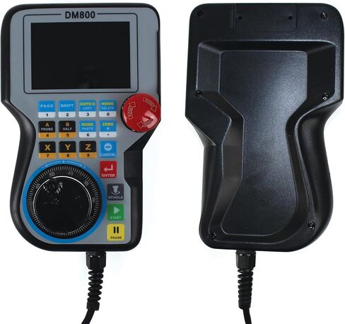 RATTMMOTOR DM800 3 محاور تحكم CNC مستقل بدون اتصال مع MPG E-stop عقارب تحكم يدوي يدعم إيثرنت، G-code in Kuwait