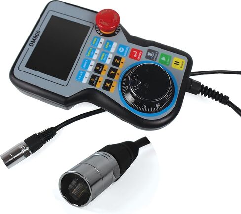 RATTMMOTOR DM800 3 محاور تحكم CNC مستقل بدون اتصال مع MPG E-stop عقارب تحكم يدوي يدعم إيثرنت، G-code in Kuwait