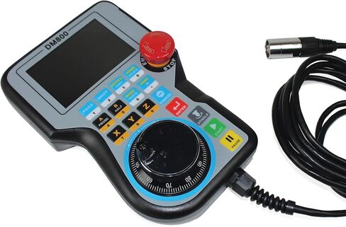 RATTMMOTOR DM800 3 محاور تحكم CNC مستقل بدون اتصال مع MPG E-stop عقارب تحكم يدوي يدعم إيثرنت، G-code in Kuwait