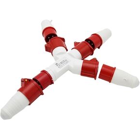 مقبس صناعي مقاوم للماء متعدد الوظائف ثلاثي الاتجاه واحد في ثلاثة خارج 4-core 32A Set 1024 in Kuwait