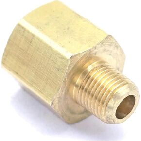 1/8 "NPT ذكر x 1/8" NPT أنثى تركيب الأنابيب النحاسية موصل لقياس الضغط الهواء الغاز الوقود المياه وصلات المواسير in Kuwait