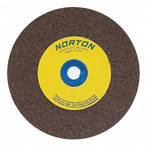 Norton 8" Type 1 Aluminum Oxide Straight Grinding Wheel, 1" Arbor, 1" Thick, 60 Grit, 3600 Max. RPM in Kuwait
