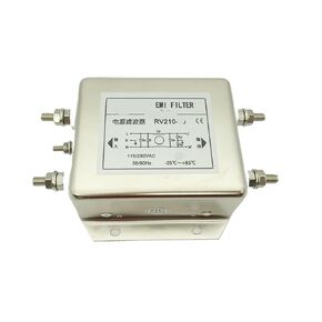 RV210-50A-60A 220V AC Single-Phase Single-Section Power Filter 110V 250VAC(60A RV210-60) in Kuwait