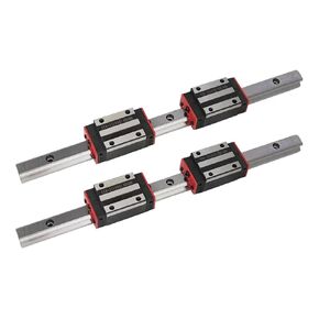 HGR35 1550mm-20500mm مجموعة أدوات السكك الحديدية الخطية المربعة 2 * قضبان التوجيه 4 * المنزلق الخطي 4 قطع حلمة الشحوم (HGW35CC، 1800 مم) in Kuwait