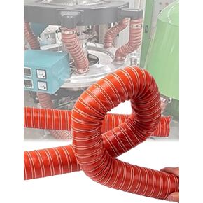 High-Temp Silicone Air Duct Hose,Flexible Vent Pipe for Car Heaters,Industrial Fumes, Induction Intake & Cooling(ID180mm,50cm/19.7in) in Kuwait