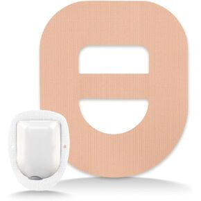 Omnipod 5 Overpatches with Strap,30Pack Waterproof Adhesive Patches for Omnipod 5 Dash Pods Flexible Insulin Pump Overlay Hypoallergenic & Latex-Free 7 Days Protection, Beige in Saudi Arabia