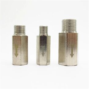1pc 1/2" BSP Male To Female Brass Pneumatic Check Valve Full Port One Way Non-return Valve IHNIEAEW in Kuwait