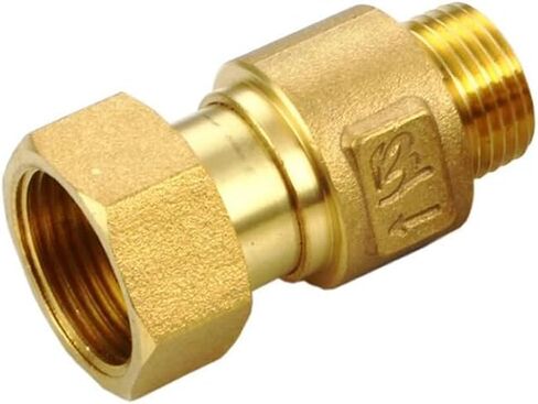 3/4 "BSP أنثى إلى ذكر الموضوع صمام عداد المياه طريقة واحدة صمام الاختيار IHNIEAEW in Kuwait