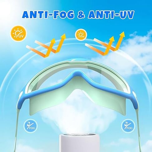 2026 SplashyNew Eyes Goggles for Kids, Wide View Swim Goggles, Anti-UV Anti-Fog Pool Water Swimming Goggles for 3-14（2 Pack） in Kuwait