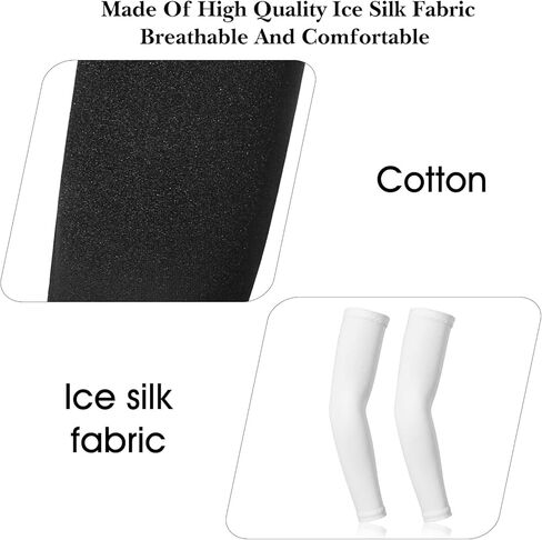 2 Pairs Kids Arm Sleeves, Sun Protection Cooling Ice Sleeve for Youth Boys Girls Toddler, Elastic Compression Arm Sleeves for Basketball Football Baseball Volleyball Gardening in Kuwait