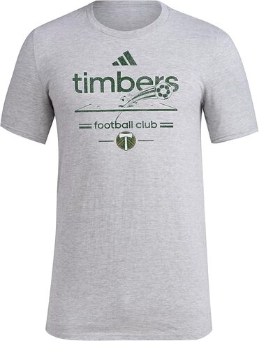 Adidas Mens Portland Timbers Vintage World Pre-Game Short Sleeve T-Shirt in Kuwait