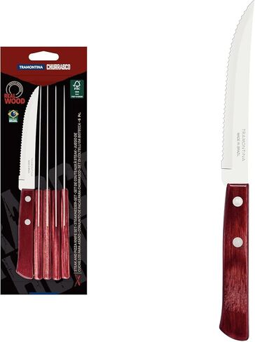 Tramontina Knives Set, Stainless Steel, Red, 30 x 30 x 30 cm in Kuwait