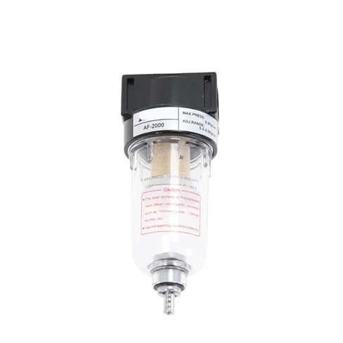 1/5 Pcs AF2000 1/4 Air Source Processor Oil-Water Separator Copper Filter Air Pump Filter Element Pneumatic Components Air Compressor(AF2000+PC12-02x2,1 Sets) in Saudi Arabia