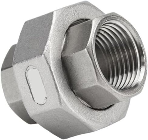 316L Stainless Steel Wire Mouth NPT Spherical Union/Flat Seat Oil Ren Oil Twist Pipe Fitting 46 Points(G1-1/4) Plumbing Fittings in Kuwait