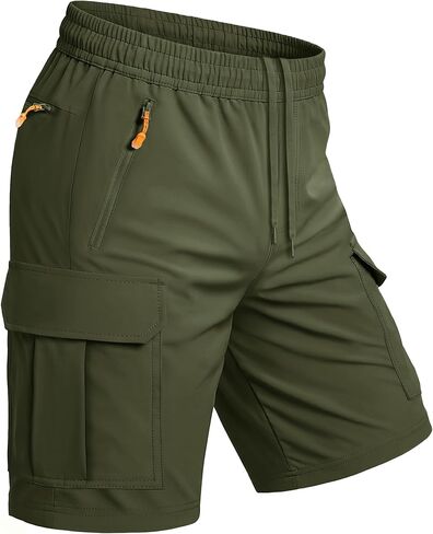 MAGCOMSEN Cargo Shorts for Men 8" Quick Dry Lightweight Athletic Work Hiking Men's Casual Shorts with 5 Pockets in Saudi Arabia