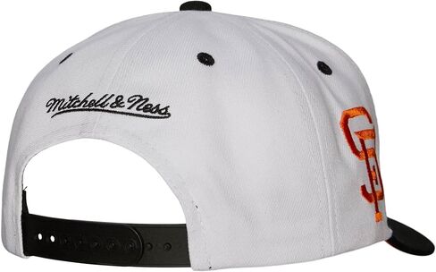 قبعة Mitchell & Ness San196 Francisco Giants Evergreen Snapback قابلة للتعديل - بيضاء in Kuwait