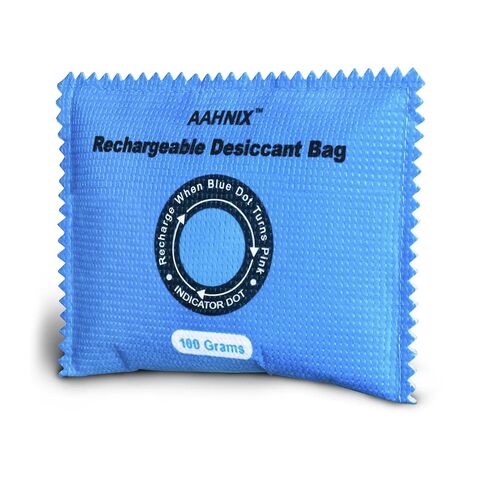 100g Rechargeable Silica Gel Packets, Moisture Absorbers for Storage Bins, Safe Dehumidifier Bags, Desiccant Packs for Closets, Cars, and Electronics in Saudi Arabia