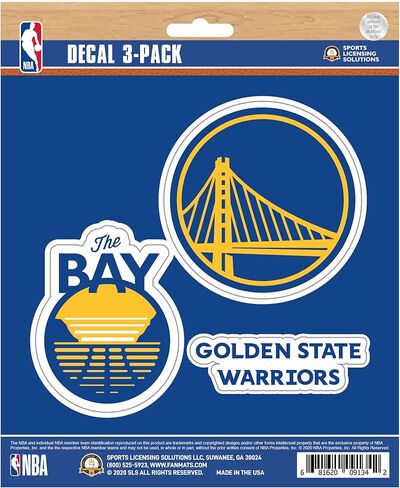 FANMATS NBA Unisex-Adult NBA Decal 3-pk in Kuwait