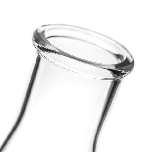 مجموعة قارورة EISCO Premium Erlenmeyer - 100 مل، 250 مل و500 مل، رقبة ضيقة، تخرجات بيضاء، متانة فائقة، مقاومة كيميائية للبوروسيليكات 3.3 زجاج - Eisco Labs in Kuwait