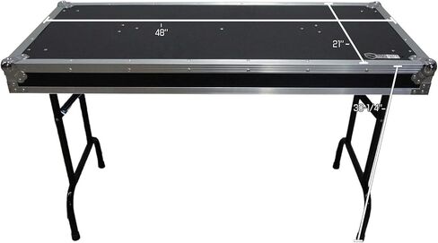 Harmony Audio HCTABLE48 Portable 48" Wide DJ Workstation Table 30" Height Fast Setup in Kuwait