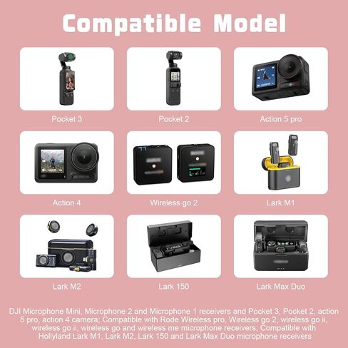 كابل ميكروفون USB C إلى USB C كابل تصحيح الصوت سلك ميكروفون متوافق مع DJI Mic Mini/Mic 2 / Rode VideoMic GO II، Wireless Go 2، Hollyland Lark M2 M1 150 Max Duo إلى iPhone 16/15، أجهزة USB-C in Kuwait