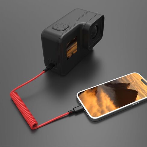 كابل ميكروفون USB C إلى USB C كابل تصحيح الصوت سلك ميكروفون متوافق مع DJI Mic Mini/Mic 2 / Rode VideoMic GO II، Wireless Go 2، Hollyland Lark M2 M1 150 Max Duo إلى iPhone 16/15، أجهزة USB-C in Kuwait