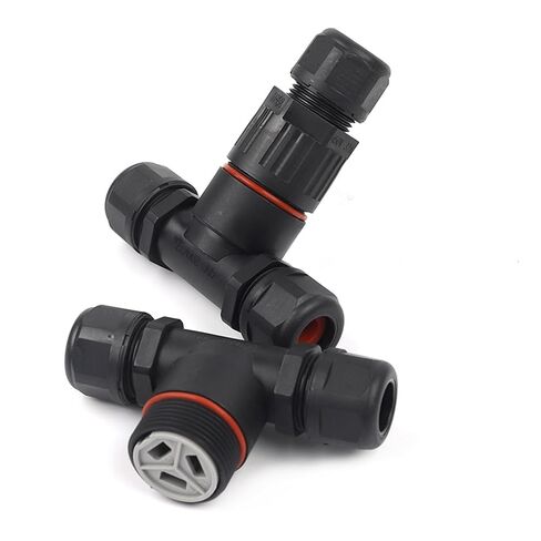T Shape Connector 3 Pin Screw Conductor Wiring Terminal Block for 4-10mm Cable 1Pcs in Kuwait
