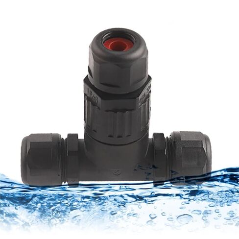 T Shape Connector 3 Pin Screw Conductor Wiring Terminal Block for 4-10mm Cable 1Pcs in Kuwait