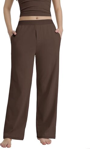 Lightweight Loose Pants for Women Casual Lounge Pants Athletic Joggers Yoga Pants with Pockets in Saudi Arabia