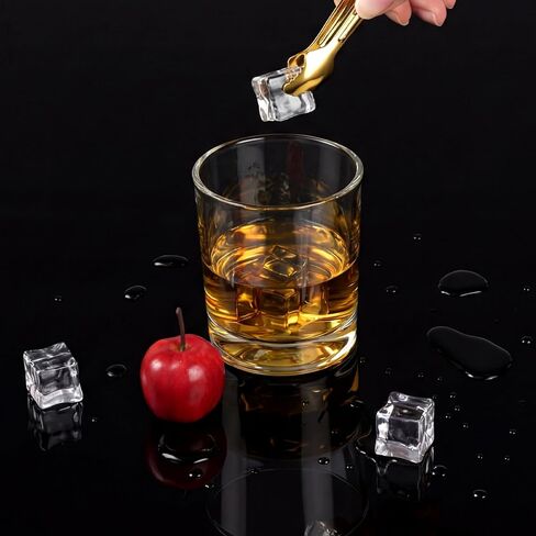 2 PCS Mini Tongs for Appetizer, Stainless Steel Ice Tongs Gold Small Party Dessert Tong Mini Sugar Tong for Coffee Bar, Desserts, Tea, Party, Ice Bucket, Appetizers in Kuwait