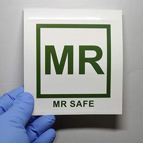 30-Set MRI Safety MR Safe Unsafe مشروط ملصق فينيل ملصق 4 × 4 بوصة مقاوم للماء 30 قطعة in Kuwait
