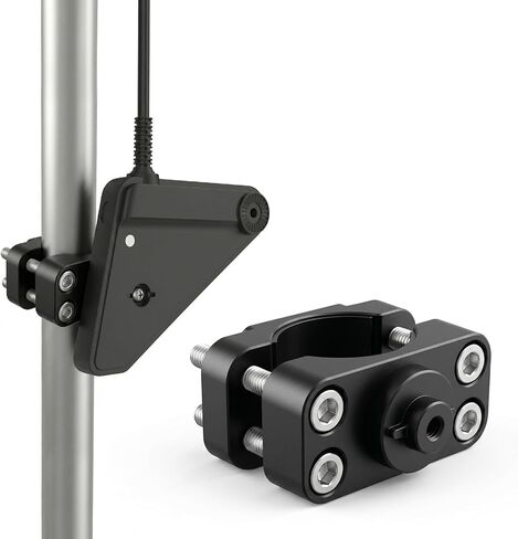 حامل بمشبك عمود محول قابل للتعديل متوافق مع Lowrance Eagle Eye 9، يناسب القطب الدائري in Kuwait