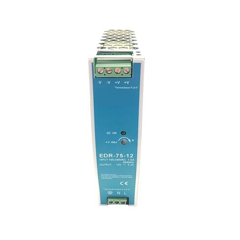 75w 12v Industry Switching Mode Power Supply Edr-12w Din Rail for CCTV Led Light Smps Power Supplies in Saudi Arabia