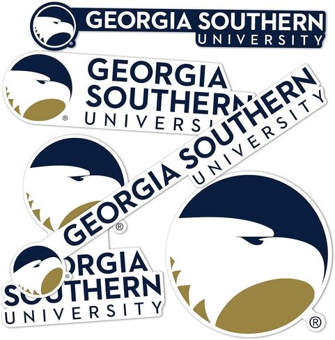 ملصق جامعة صبار الصحراء جورجيا الجنوبية GSU النسور شارات الفينيل زجاجة مياه الكمبيوتر المحمول ورقة قصاصات السيارة T2 (النوع 2-3) in Kuwait
