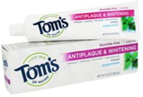 Tom's of Maine Fluoride-Free Antiplaque & Whitening Natural Toothpaste, Fennel, 5.5 oz. in Kuwait