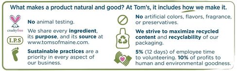 Tom's of Maine Fluoride-Free Antiplaque & Whitening Natural Toothpaste, Fennel, 5.5 oz. in Kuwait