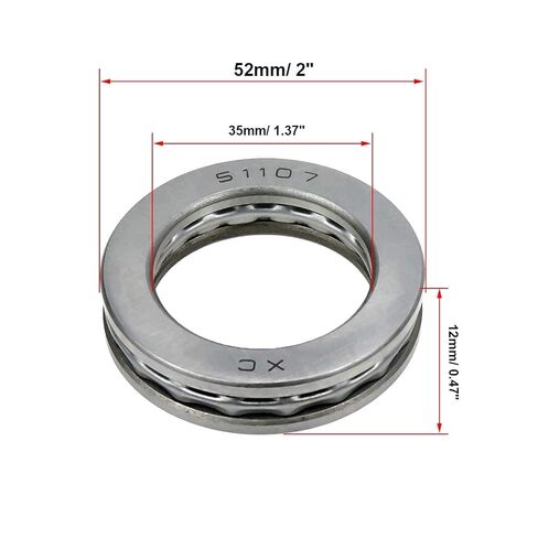 2pcs 51107 Thrust Ball Bearings 35x52x12mm Thrust Ball Bearing Single Direction Ball Bearings in Kuwait