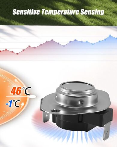 مفتاح مروحة مناسب لفرن غاز Nordyne MGH M1G Intertherm Mille، مفتاح هزاز ذو قطب واحد يحل محل 626337 F115-30F 626337B in Kuwait