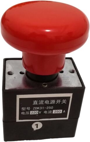 1pcs 220V 250A Direct-Current Power Supply Switches Direction Emergency Stop Push Button Switch ZDK31-250 in Kuwait
