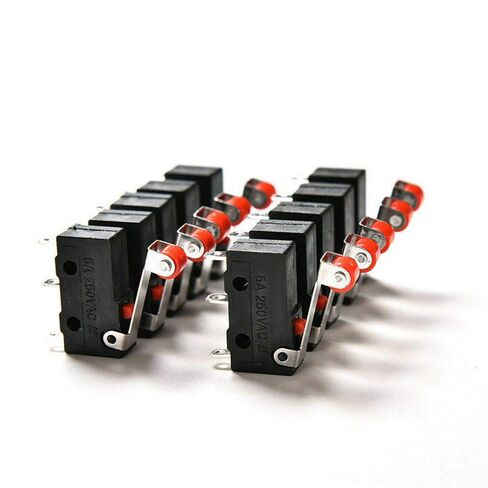 10 قطع مايكرو الرول رافعة الذراع فتح إغلاق الحد التبديل Kw12-3 ثنائي الفينيل متعدد الكلور Microswitch in Kuwait