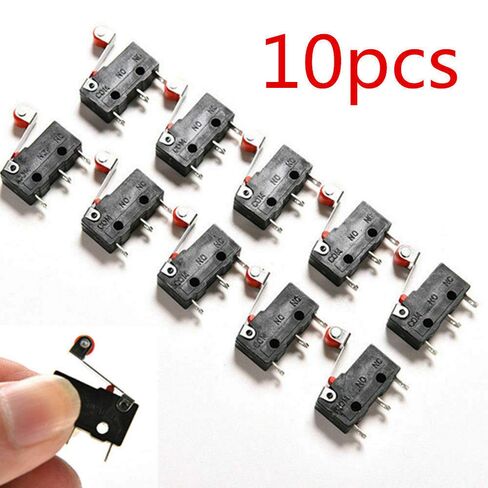 10 قطع مايكرو الرول رافعة الذراع فتح إغلاق الحد التبديل Kw12-3 ثنائي الفينيل متعدد الكلور Microswitch in Kuwait