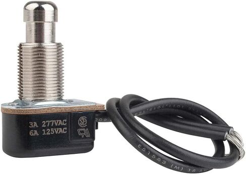 P267F-D-RND MTL MiniaturePushButtnSwitch,Nickel,SPST 10C566 in Kuwait