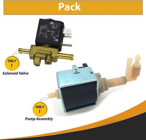 Replacement Water Pump & Solenoid Valve Fits For Bissell BigGreen Machine BG10, 86T3, 3288 - Commercial Grade Pump & Valve - Restores Sprayer Function in Kuwait