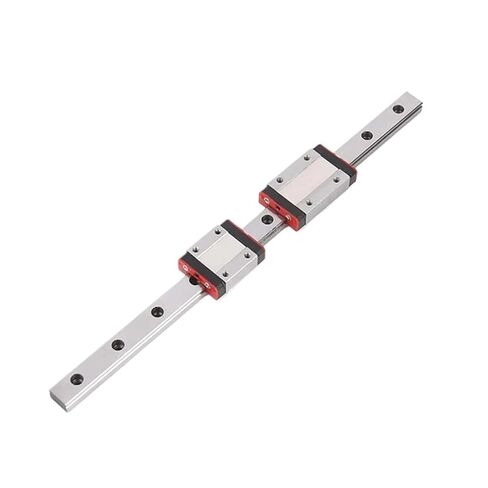 1 قطعة L 1-1000 مللي متر شريحة السكك الحديدية المصغرة + 1 قطعة كتلة خطية أسود/أحمر MGN9C (200 مللي متر) in Kuwait